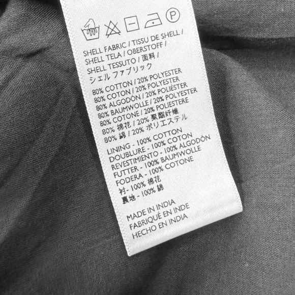 Anthropologie Cleobella tie shoulder adjustable black mini sundress short large - Picture 12 of 13